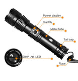 XHP70  High Power LED Flashlight