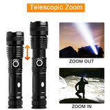 XHP70  High Power LED Flashlight