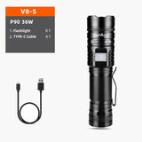 V8-S P90 Glare Flashlight Zoom Long Shot